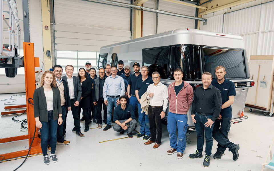 Pressebild | HYMER 100. Eriba Touring 820 geht in Produktion