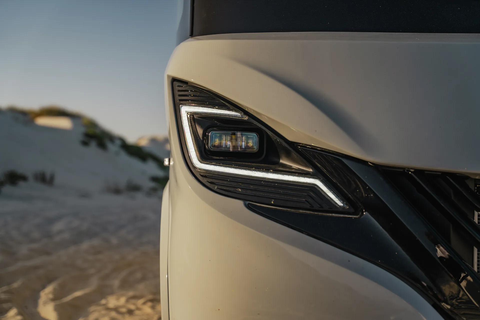 A signature in light.