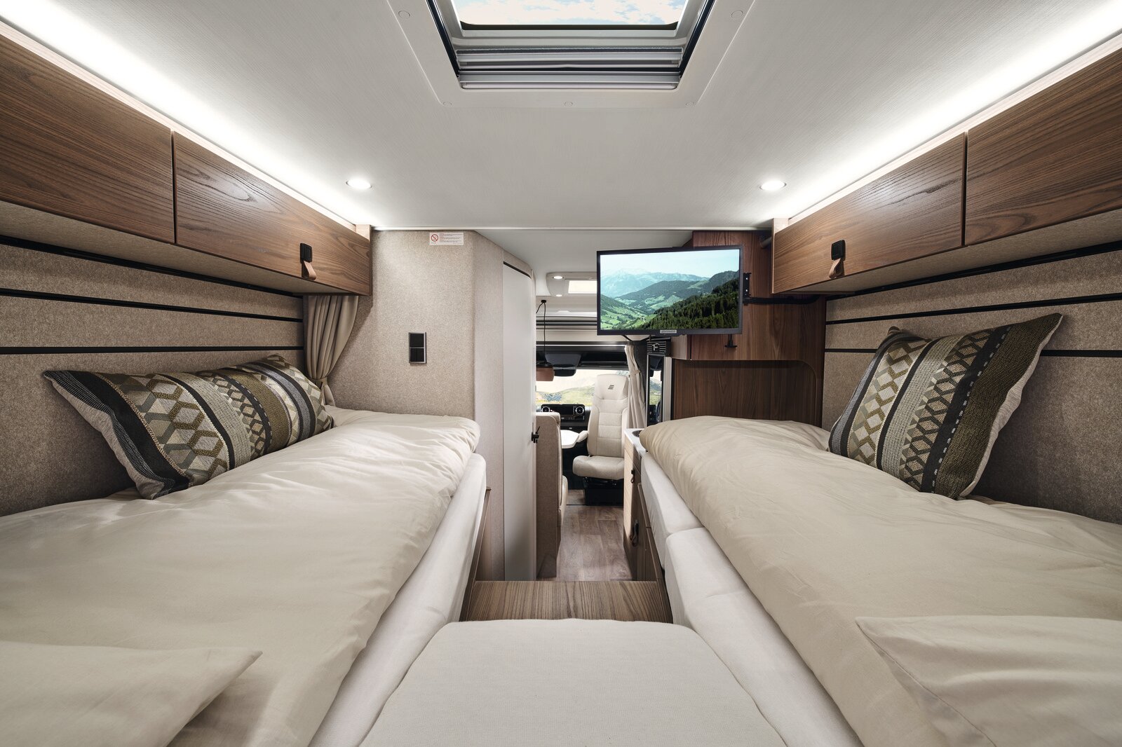 With even more space, switching off and relaxing is easier than ever in the new sleeping area.
